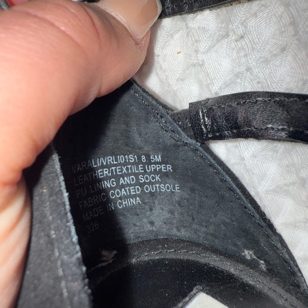 Steve Madden Black Rhinestone Heels 8.5 Womens - Picture 8 of 8